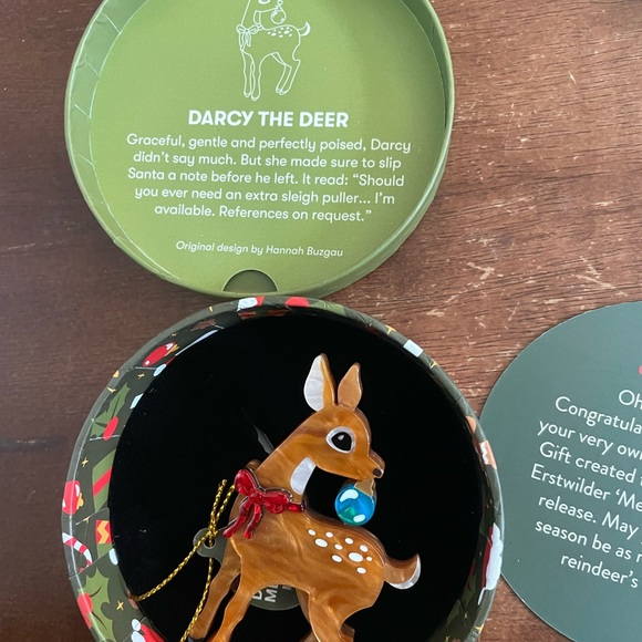 Erstwilder Jewelry - Erstwilder Darcy the Deer Brooch